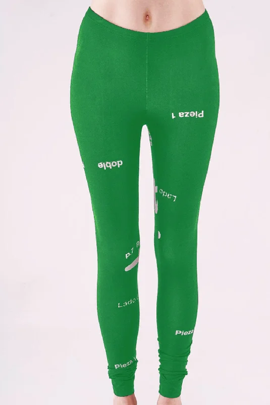 Apple Font Print Legging