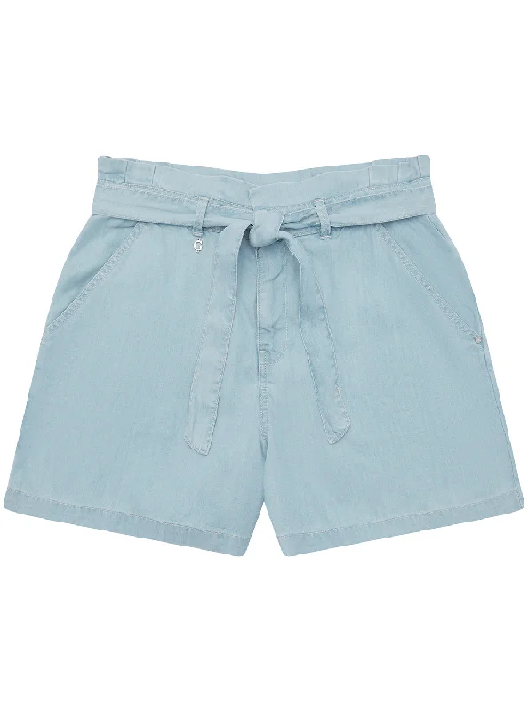 Blue Tencel Indi Shorts (2-7)