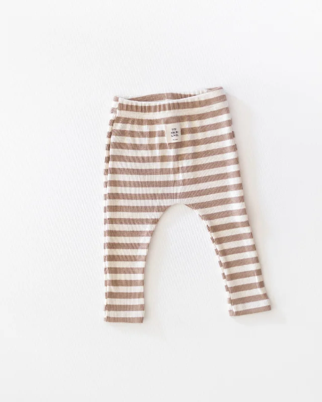 stripe baby leggings