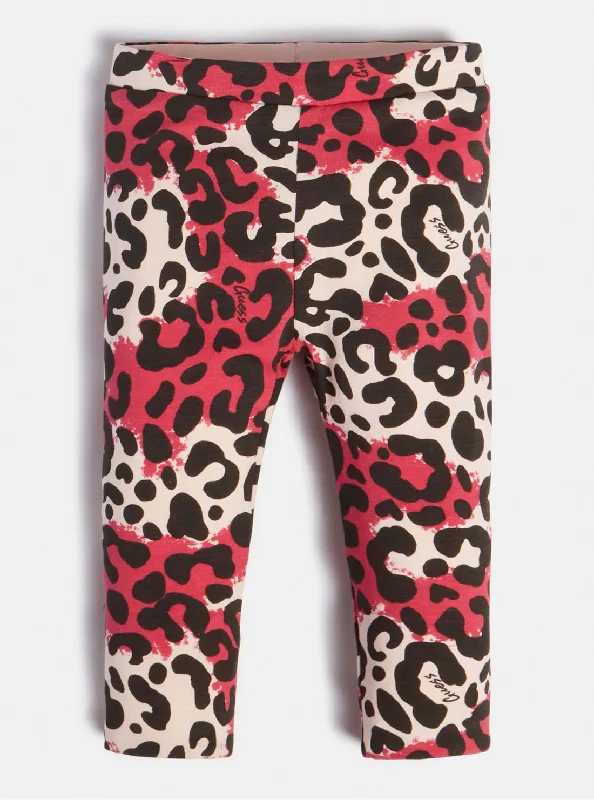 Pink Leopard Reversible Leggings (2-7)