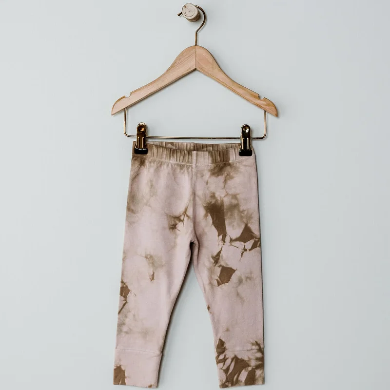 The Tie-Dye Legging in Blush by The Simple Folk - Last Ones In Stock - 6-24 Months