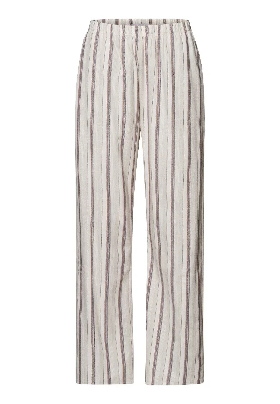 Loungy Nights Cotton Flannel Pajama Pants | Meraki Stripe 76486-2165