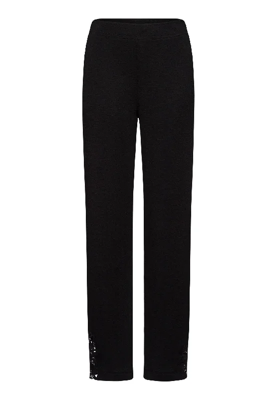 Marlene Wool Blend Pants | Black 78873-018