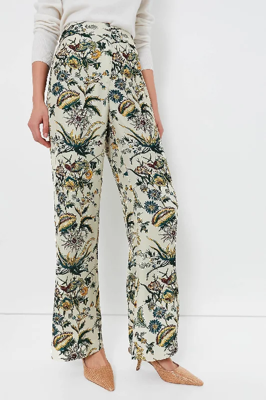 Sharp Floral Erin Pants