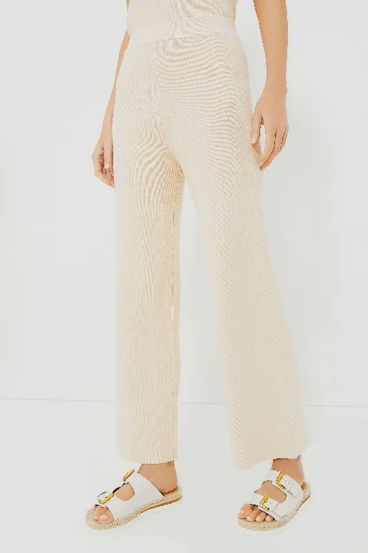 Wide Leg Sundays Knit Pants